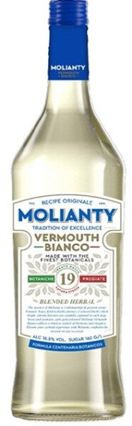 ПЛОДОВЫЙ АЛКОГОЛЬНЫЙ НАПИТОК ВЕРМУТ МОЛИАНТИ БЬЯНКО СЛАДКИЙ 18,5% 1,0Л