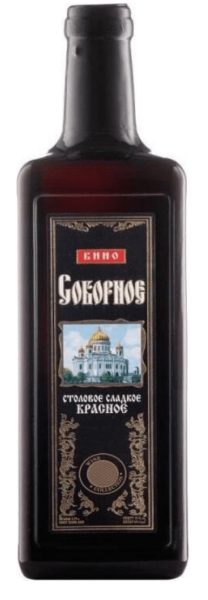 ВИНО СОБОРНОЕ ШТОФ КР СЛАД 11% 0,75Л