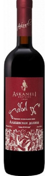 ВИНО АЛАЗАНСКАЯ ДОЛИНА БРАТЬЯ АСКАНЕЛИ КР П/СЛ 11−12% 0,75Л