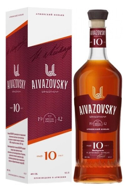 КОНЬЯК АЙВАЗОВСКИЙ 10 ЛЕТ 40% 0,5Л П/УП