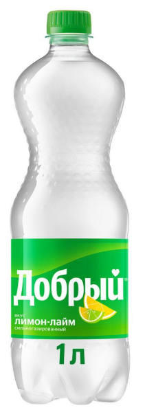 НАПИТОК ДОБРЫЙ ЛИМОН ЛАЙМ Б/АЛК ГАЗ 1Л ПЛ/Б