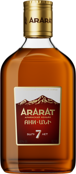 КОНЬЯК АРАРАТ АНИ 7 ЛЕТ 40% 0,2Л