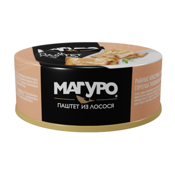 ПАШТЕТ МАГУРО ИЗ ЛОСОСЯ 90 Г Ж/Б