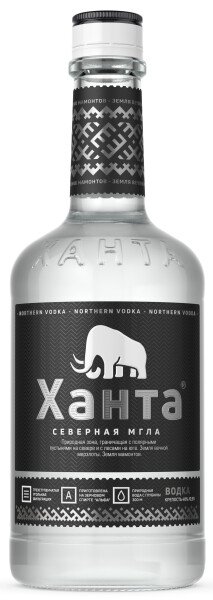 ВОДКА ХАНТА СЕВЕРНАЯ МГЛА 40% 0,5Л