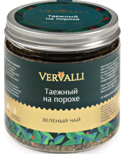 ЧАЙ ТАЕЖНЫЙ НА ПОРОХЕ ЗЕЛЕНЫЙ 60 Г ПЛ/Б