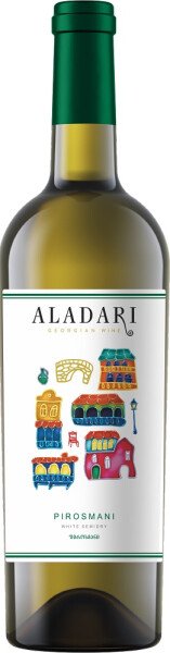 ВИНО АЛАДАРИ ПИРОСМАНИ БЕЛ П/СУХ 12,5% 0,75Л
