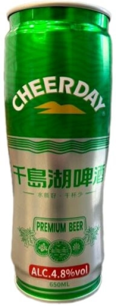 ПИВО ЧИРДЭЙ ПРЕМИУМ СВЕТЛОЕ 4,8% 0,65Л Ж/Б