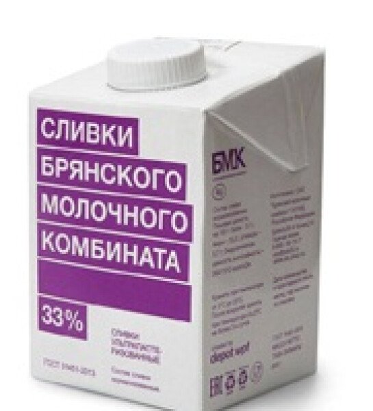 СЛИВКИ БМК 33% 0,5Л