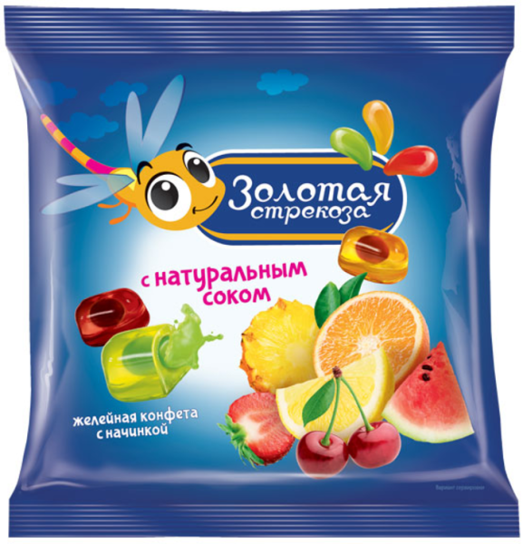 КАРАМЕЛЬ КДВ ЗОЛОТАЯ СТРЕКОЗА 500 Г