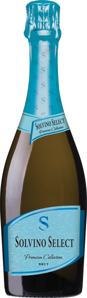 ИГРИСТОЕ ВИНО СОЛВИНО 10−12% БЕЛ БРЮТ 0,75Л