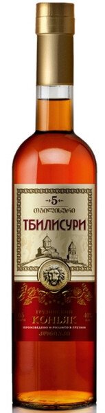 КОНЬЯК ТБИЛИСУРИ 5 ЛЕТ 40% 0,5Л