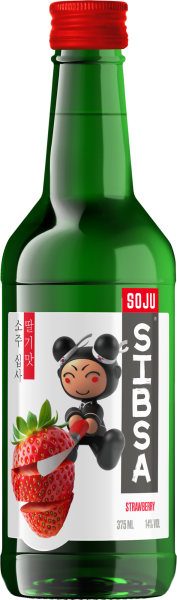 АПЕРИТИВ СОДЖУ СИБСА СО ВКУСОМ КЛУБНИКИ 14% 0,375Л