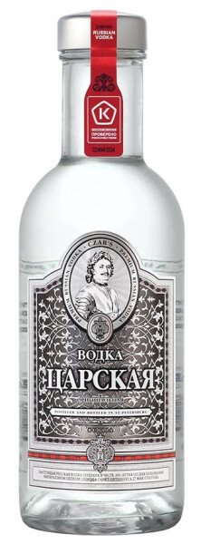 ВОДКА ЦАРСКАЯ ОРИГИНАЛЬНАЯ 40% 0,35Л