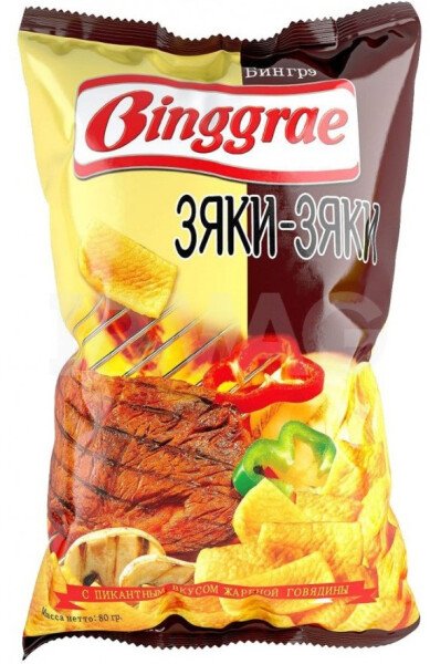 ЧИПСЫ БИНГРЭ ЗЯКИ-ЗЯКИ 80 Г