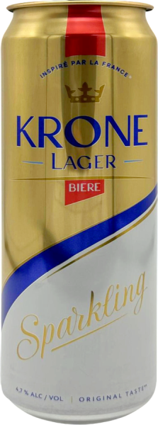 ПИВО СВЕТЛОЕ КРОН ЛАГЕР БИР 4,7% 0,45Л Ж/Б