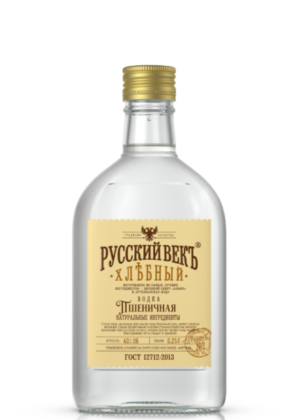 ВОДКА РУССКИЙ ВЕК ПШЕНИЧНАЯ 40% 0,25Л