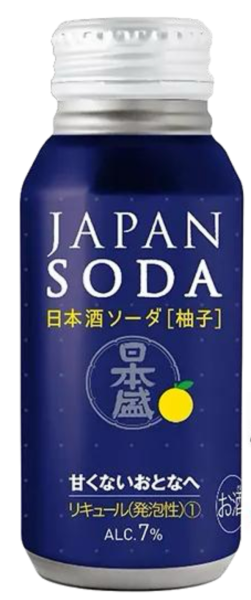 НАПИТОК СЛАБОАЛКОГОЛЬНЫЙ ЮДЗУ САКЭ НИХОНСАКАРИ ДЖЭПЭН СОДА С СОКОМ ГАЗ 7% 0,18Л