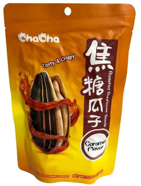 СЕМЕЧКИ ПОДСОЛНУХА ЧА ЧА КАРАМЕЛЬ ОРАНЖЕВЫЕ 108 Г