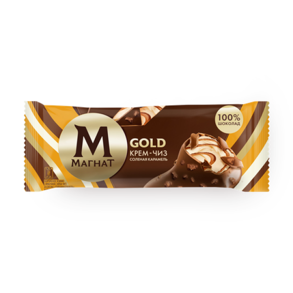 МОРОЖЕНОЕ ИНМАРКО ЭСКИМО МАГНАТ ГОЛД СЛИВОЧ КРЕМ ЧИЗ СОЛЕН КАРАМЕЛЬ 65 Г
