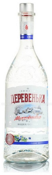 ВОДКА ОСОБАЯ ЗИМНЯЯ ДЕРЕВЕНЬКА МОЖЖЕВЕЛОВАЯ 40% 0,5Л