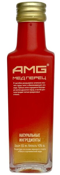 НАСТОЙКА ГОРЬКАЯ АМГ МЕДОВАЯ С ПЕРЦЕМ 40% 0,1Л