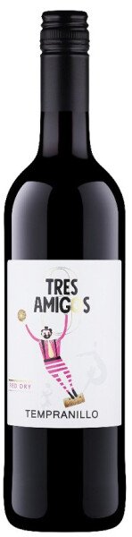 ВИНО ТРЕС АМИГОС ТЕМПРАНИЛЬО КР СУХ 12% 0,75Л
