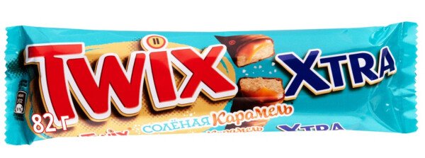 ПЕЧЕНЬЕ САХАРНОЕ ТВИКС В МОЛОЧНОМ ШОКОЛАДЕ С СОЛЕНОЙ КАРАМЕЛЬЮ 82 Г