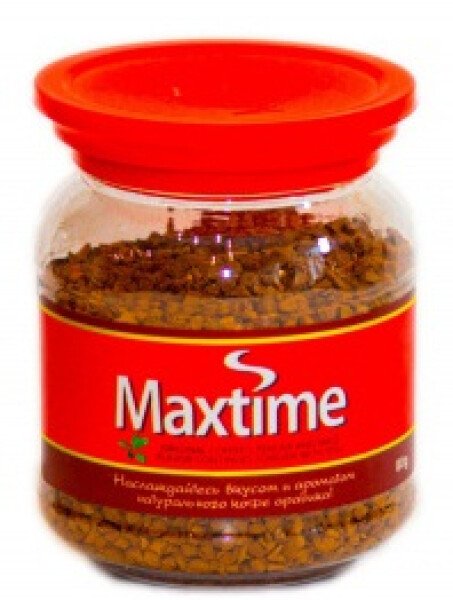 КОФЕ МАКСТАЙМ РАСТВОРИМЫЙ 80 Г БАНКА
