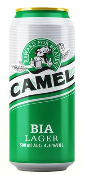 ПИВО КАМЭЛ ЛАГЕР СВЕТЛОЕ 4,5% 0,5Л Ж/Б