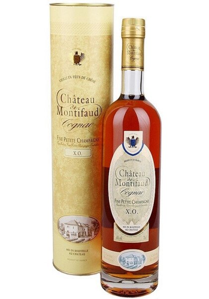 КОНЬЯК ПТИТ ШАМПАНЬ ШАТО ДЕ МОНТИФО ХО 40% 0,7Л П/УП