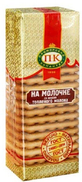 ПЕЧЕНЬЕ ПК НА МОЛОЧКЕ СО ВКУСОМ ТОПЛЕНОГО МОЛОКА 300 Г