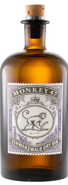 Джин Манки 47, Шварцвальд Драй Джин / Monkey 47, Schwarzwald Dry Gin, 47%, 0.5л