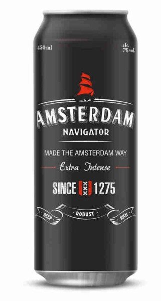 ПИВНОЙ НАПИТОК АМСТЕРДАМ НАВИГАТОР 7% 0,45Л Ж/Б