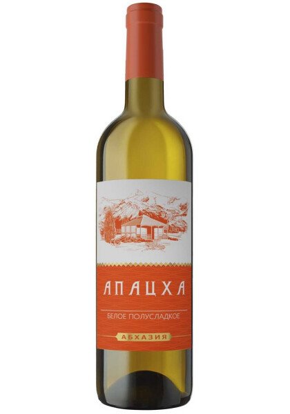 ВИНО АПАЦХА БЕЛ П/СЛ 11% 0,75Л