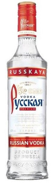 ВОДКА РУССКАЯ 40% 0,5Л