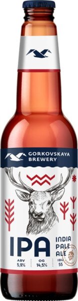 ПИВО ГОРЬКОВСКАЯ ПИВОВАРНЯ ИНДИЙСКИЙ ПЭЙЛ ЭЛЬ СВЕТЛОЕ 5,9% 0,44Л СТ/Б