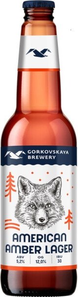 ПИВО ГОРЬКОВСКАЯ ПИВОВАРНЯ АМЕРИКАНСКИЙ АМБЕР ЛАГЕР СВЕТЛОЕ 5,2% 0,44Л СТ/Б