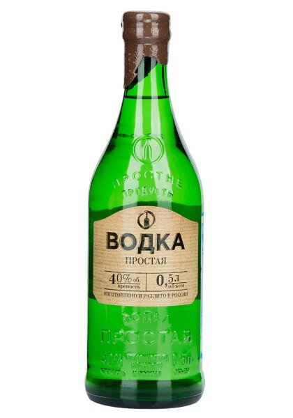ВОДКА ПРОСТАЯ СУРГУЧ 40% 0,5Л